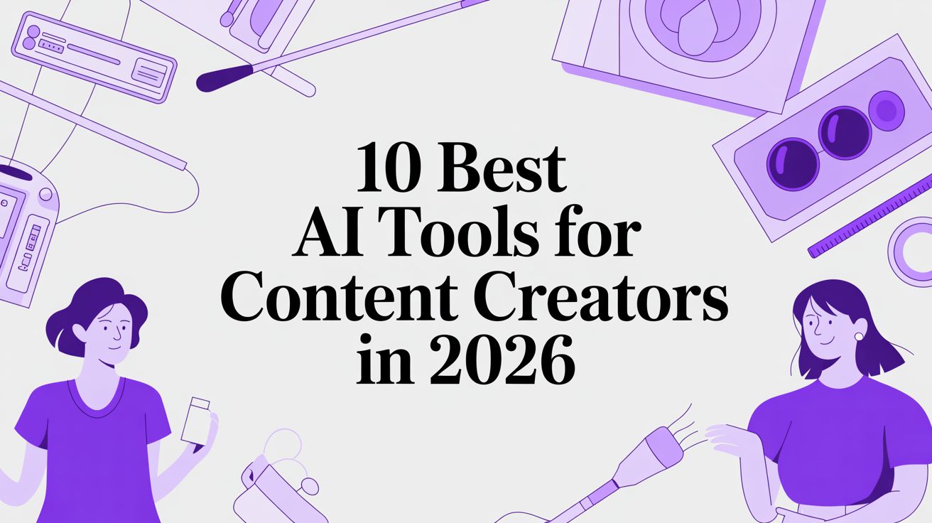 10 Best AI Tools for Content Creators in 2026 - Taja.AI