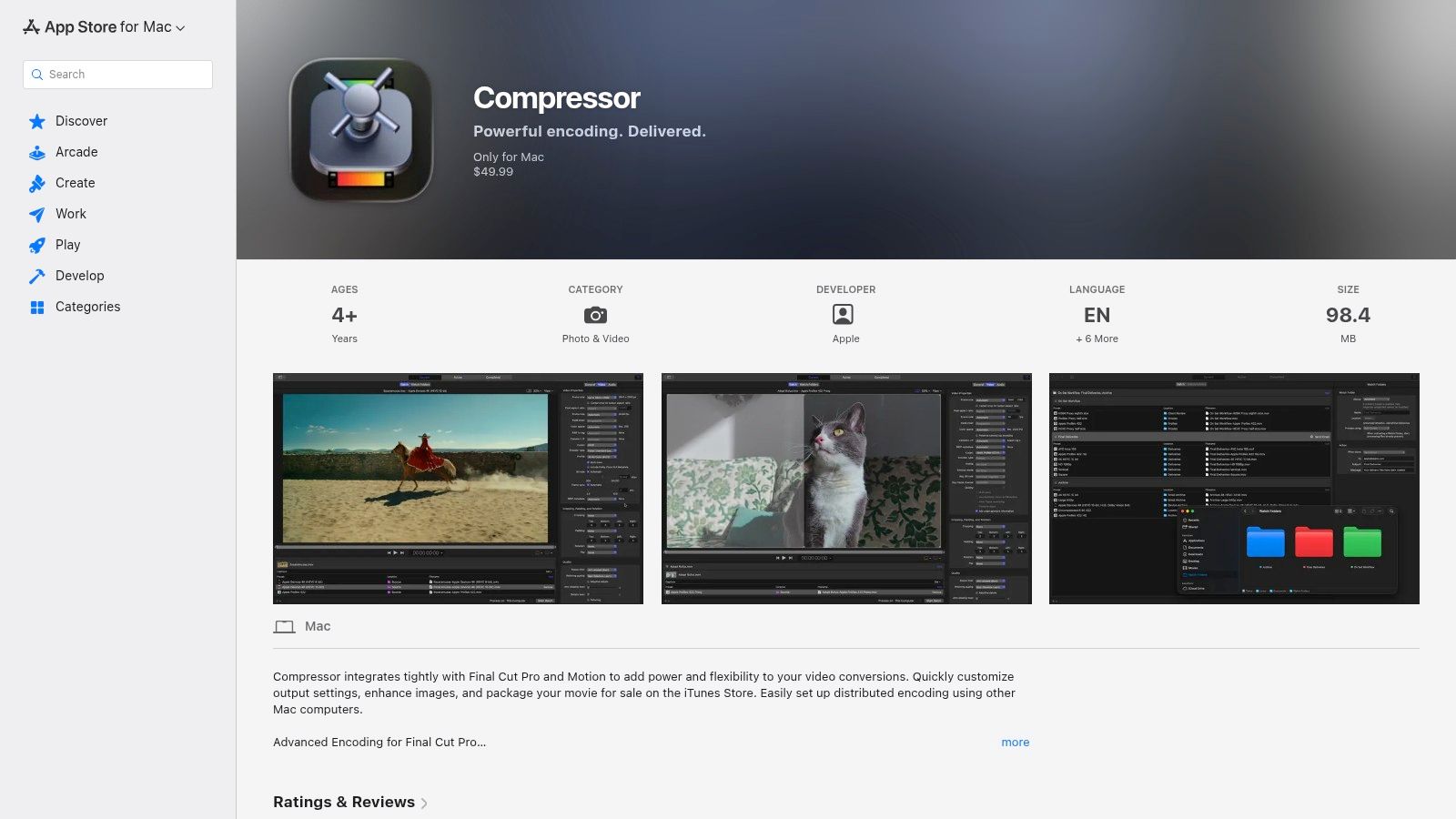 Apple Compressor
