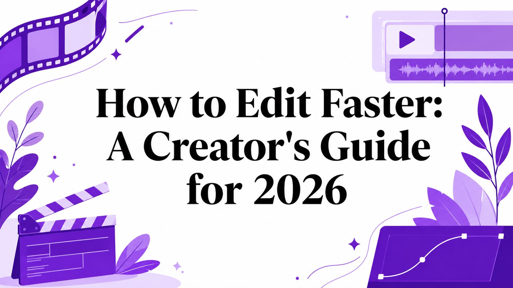 Edit A How to Edit Faster: A Creator's Guide for 2026 - Taja.AI