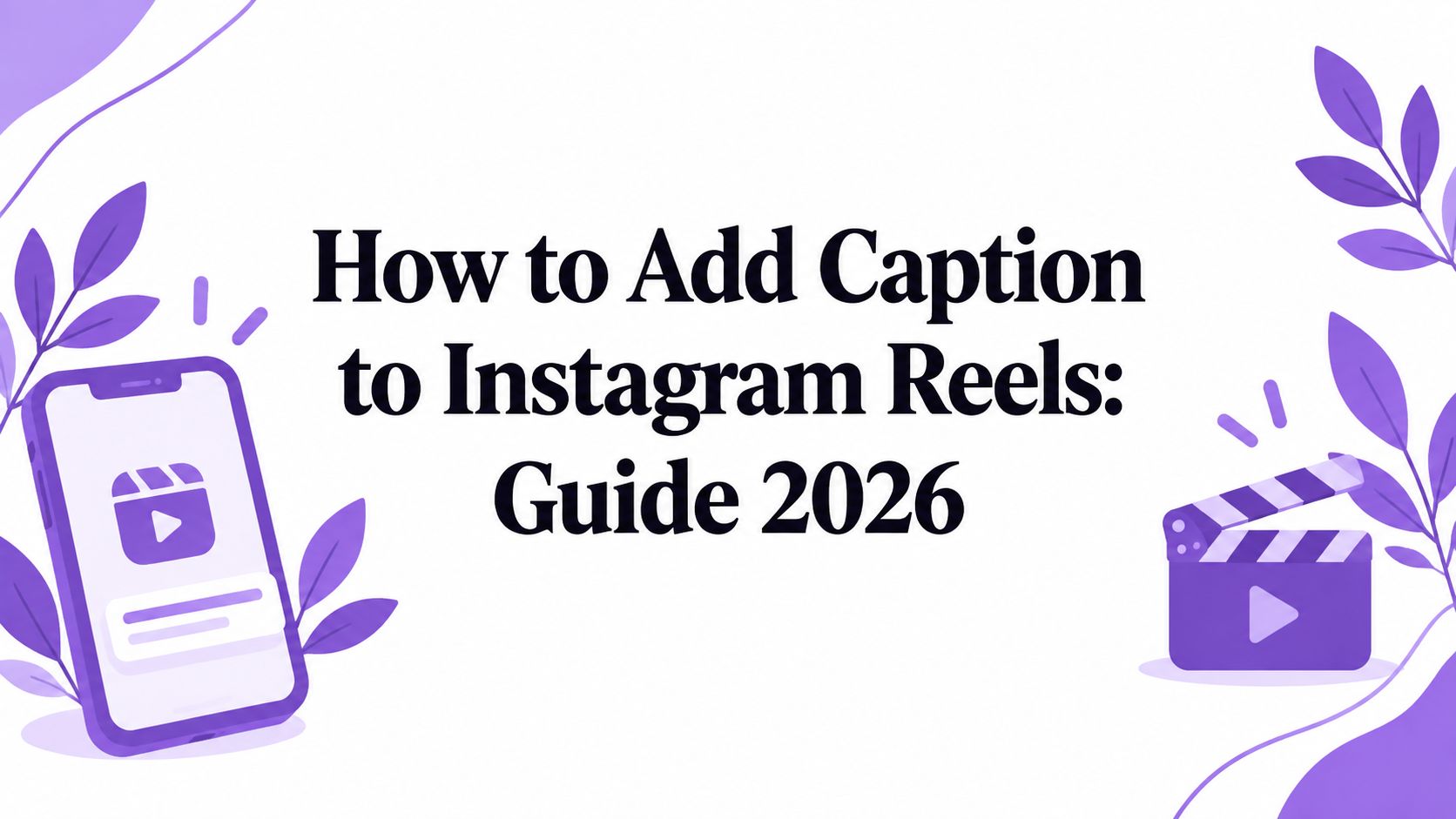 How to Add Caption to Instagram Reels: Guide 2026