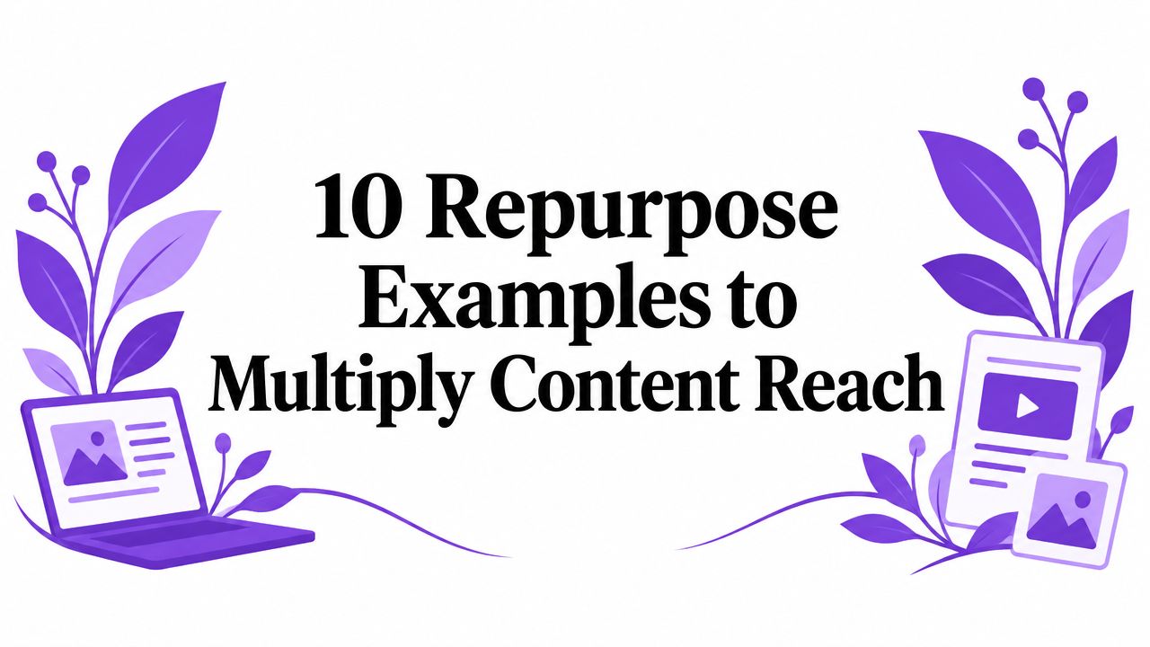 10 Repurpose Examples to Multiply Content Reach