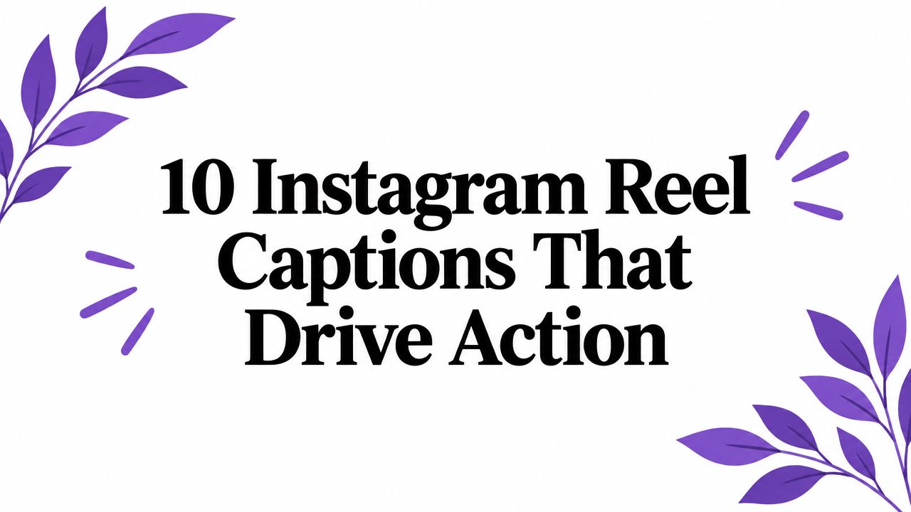 10 Instagram Reel Captions That Drive Action