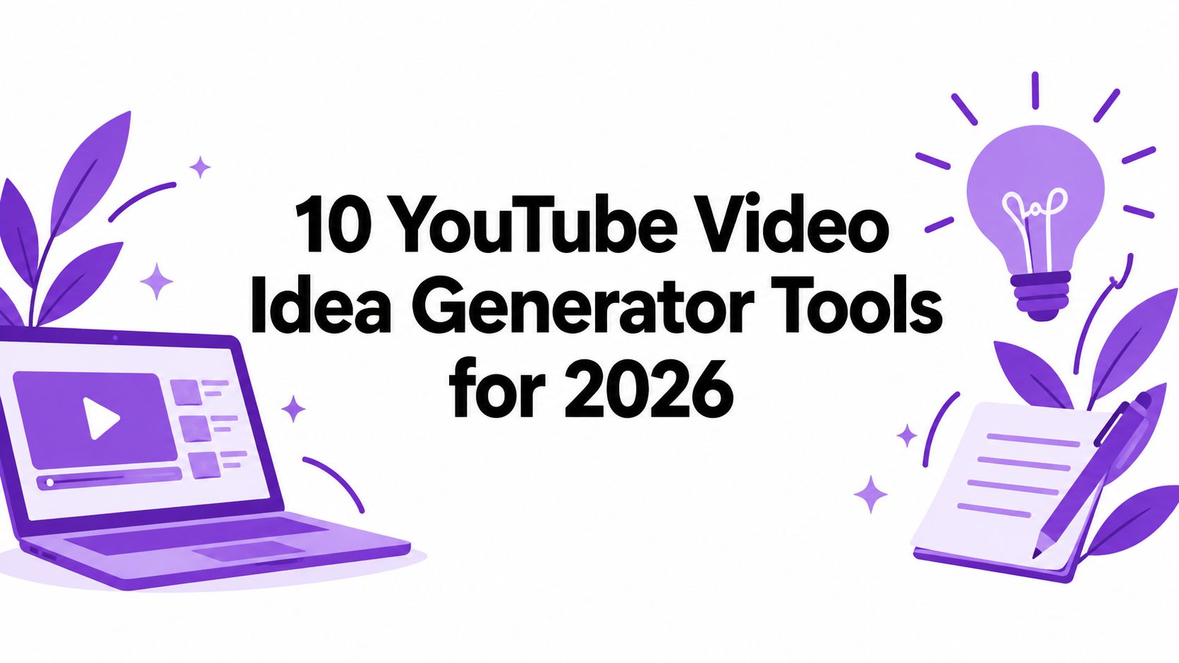 10 YouTube Video Idea Generator Tools for 2026