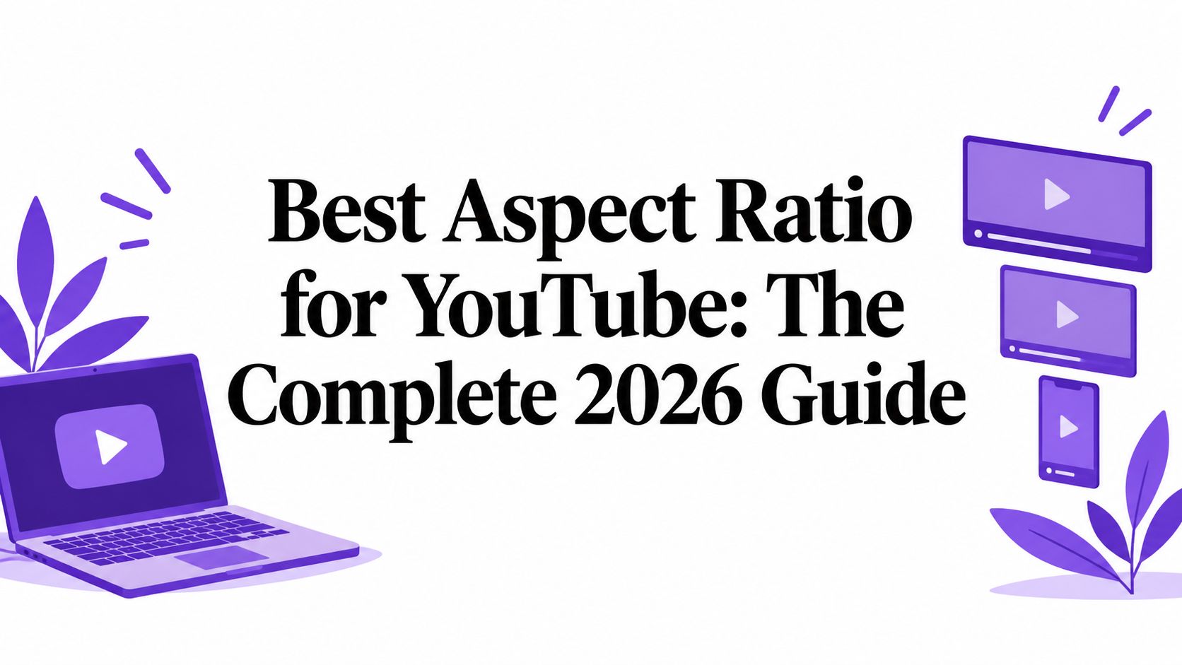 Best Aspect Ratio for YouTube: The Complete 2026 Guide