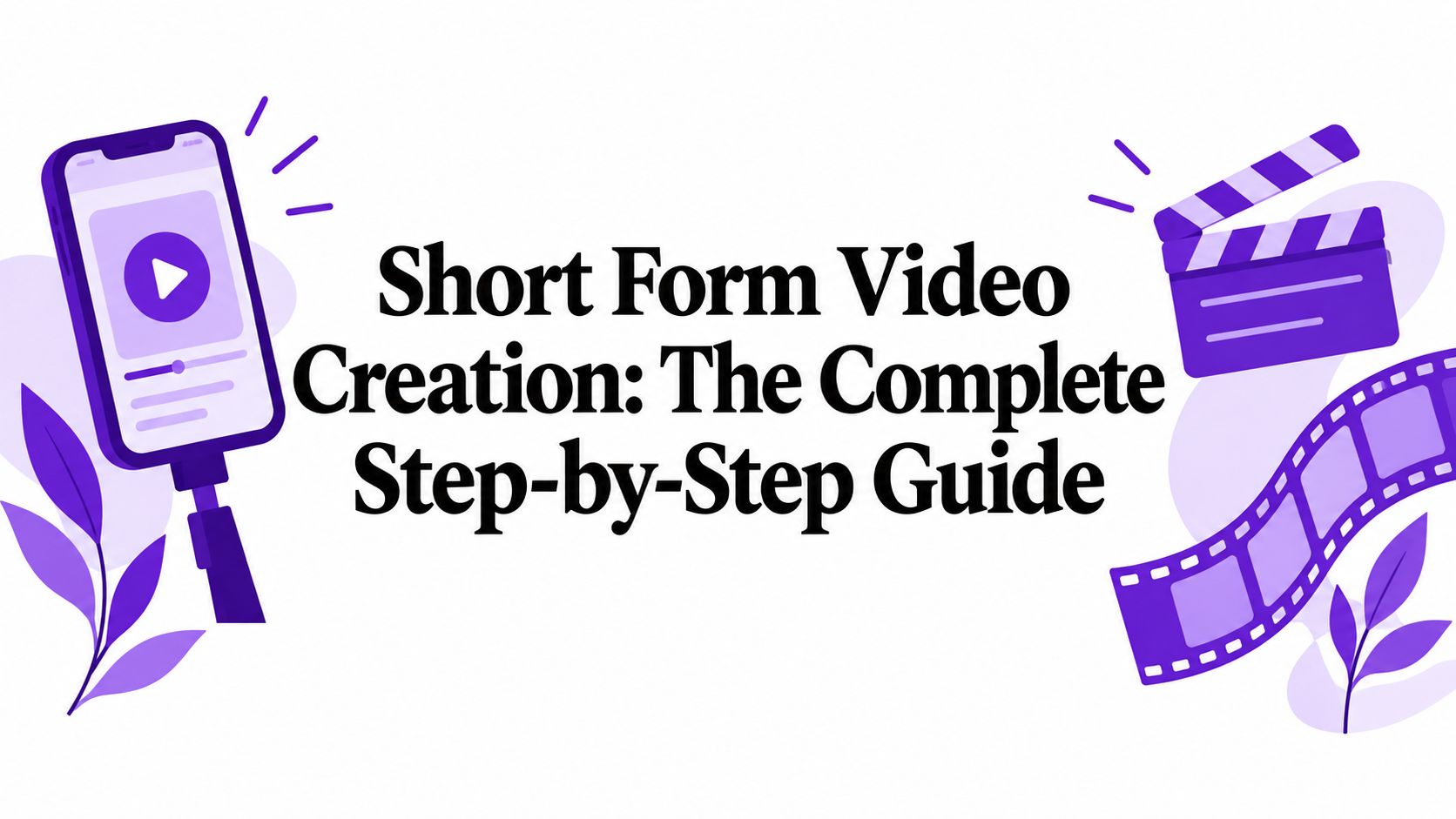 Short Form Video Creation: The Complete Step-by-Step Guide