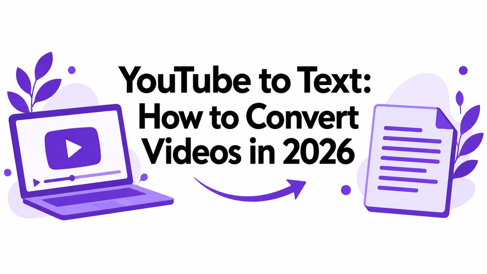 YouTube to Text: How to Convert Videos in 2026