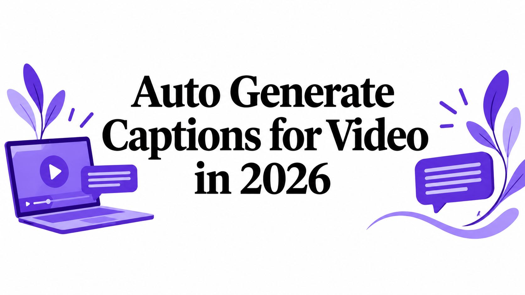 Auto Generate Captions for Video in 2026