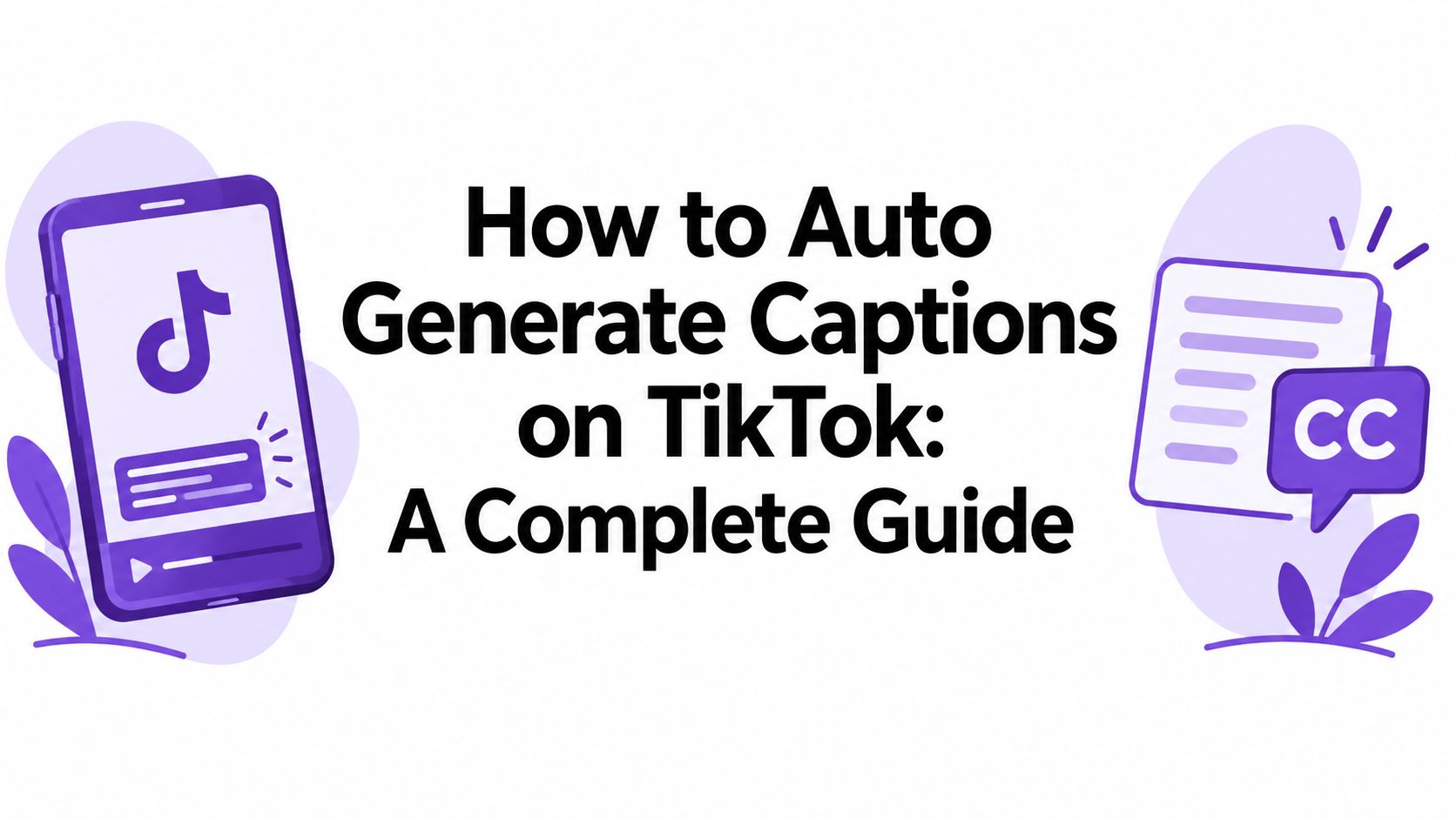 How to Auto Generate Captions on TikTok: A Complete Guide