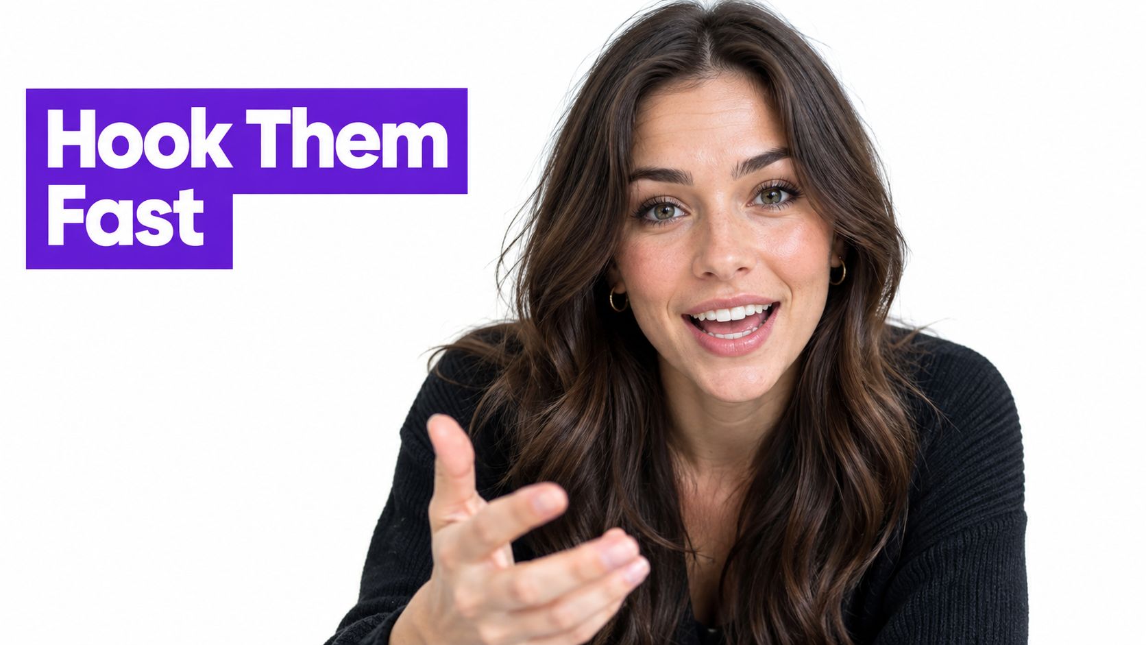 A friendly woman with long brown hair explaining Facebook video best practices to an online audience.
