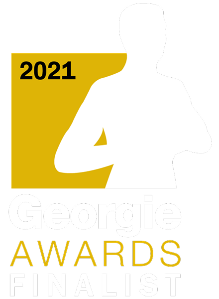Georgie Awards 2021 finalist badge