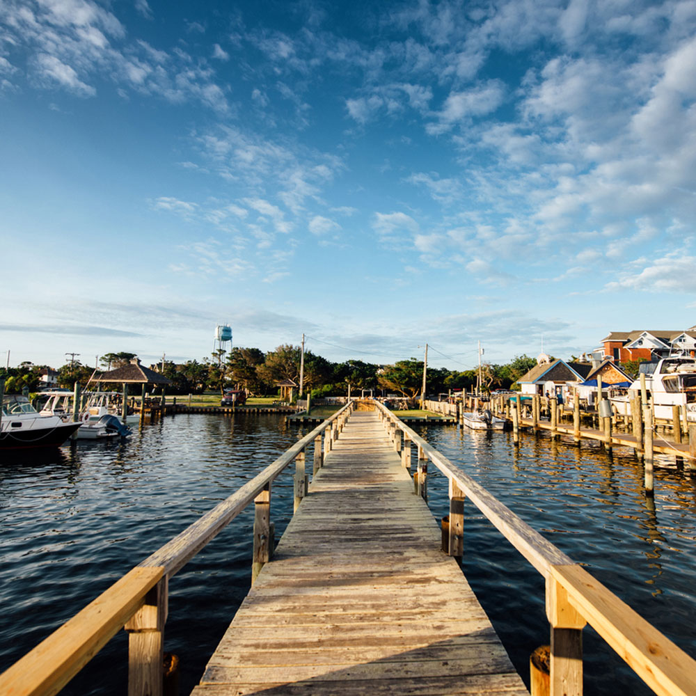 Dock on Silver Lake, Ocracoke, NC