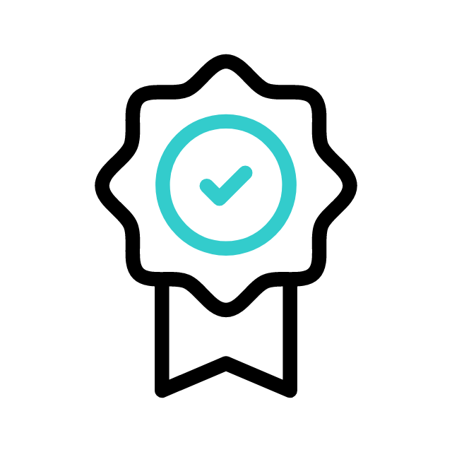 awards badge that is animated