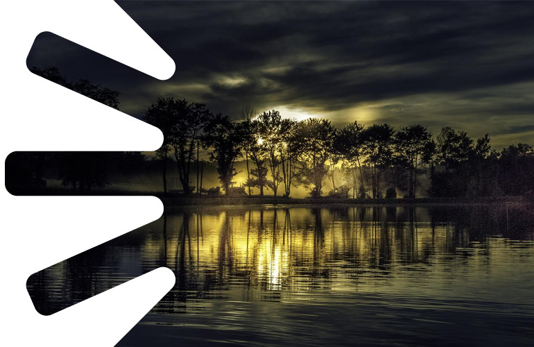 lake sunrise