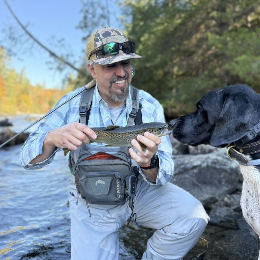 fly fishing land locked salmon 