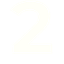 White number 2 on a transparent background.
