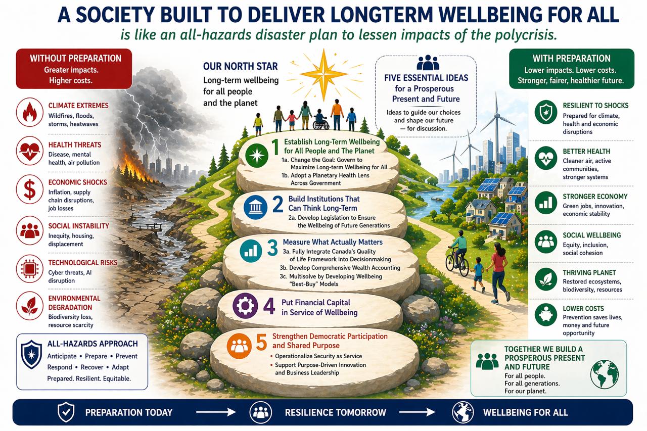 A society built to deliver long-term wellbeing for all