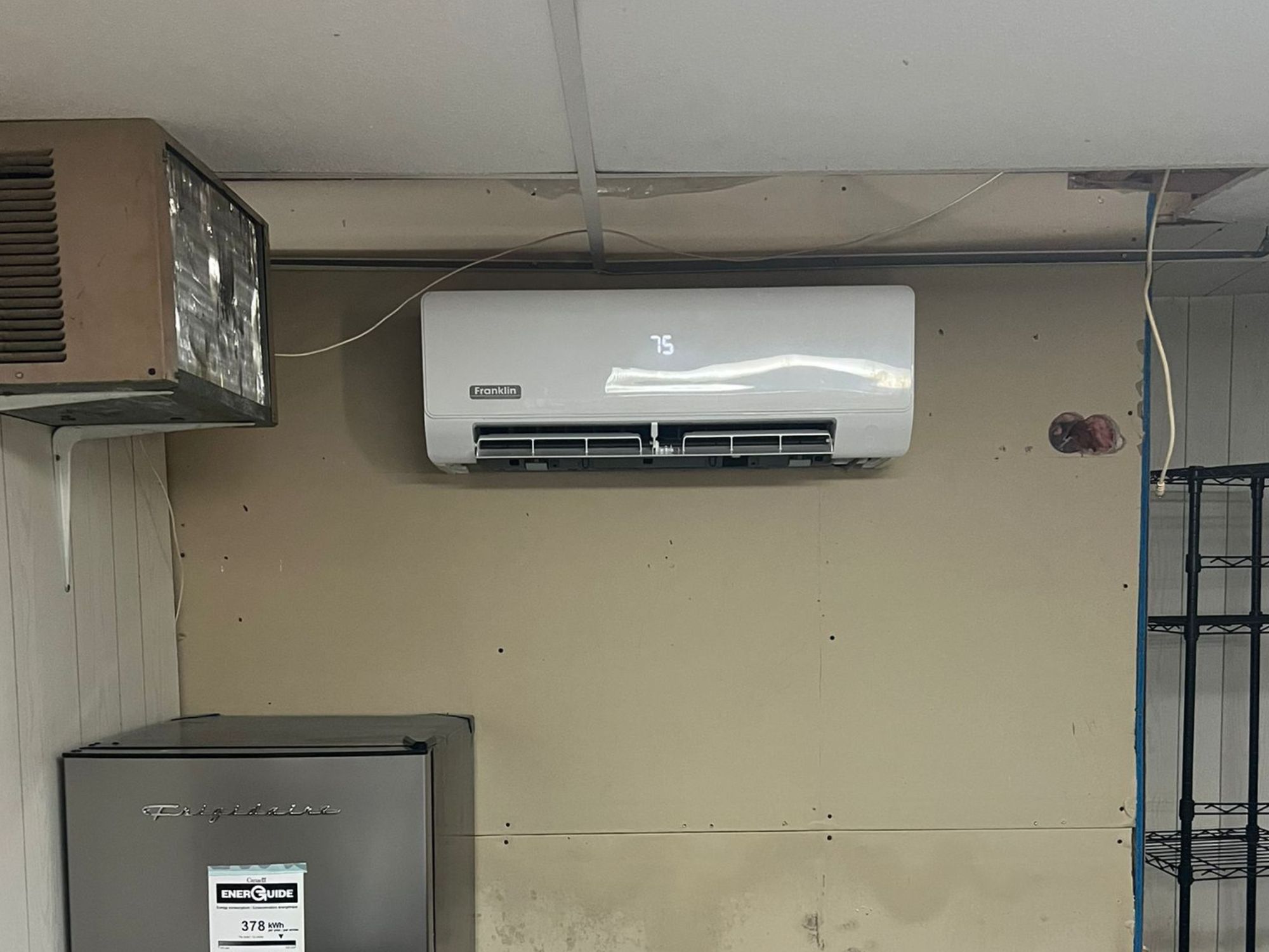 thermopompe multi-zone avec ventilation au sous-sol