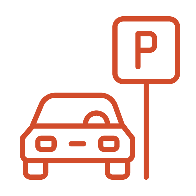 Icon of a parking space
