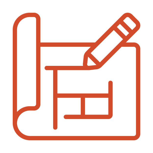 Icon of a design drawing