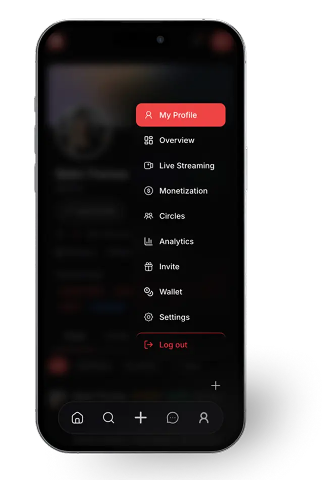 Mobile screen showing a 'My communities' app page featuring recently viewed community 'JJs Movie Club' with 49.2k members and options to explore or create communities, along with lists of favorite and other communities with follower counts.