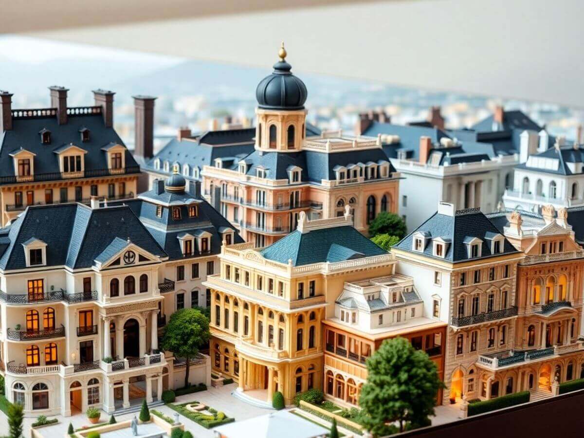 Propriétés immobilières luxueuses soumises à l'IFI.