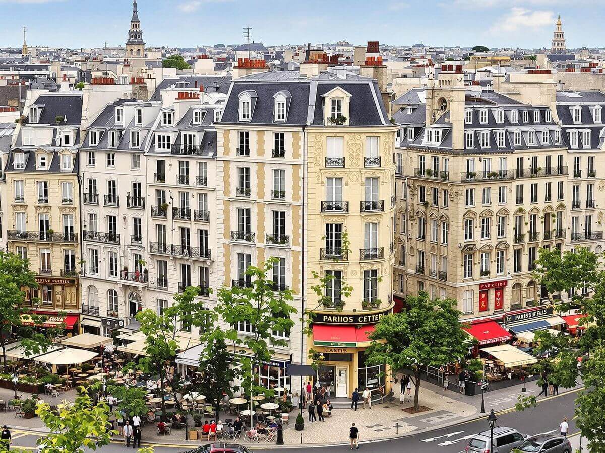 Quartiers parisiens attrayants pour les acheteurs américains.