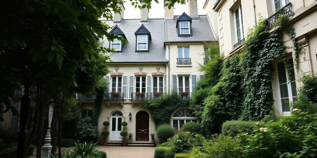 Villas cachées dans le 14ème arrondissement de Paris.