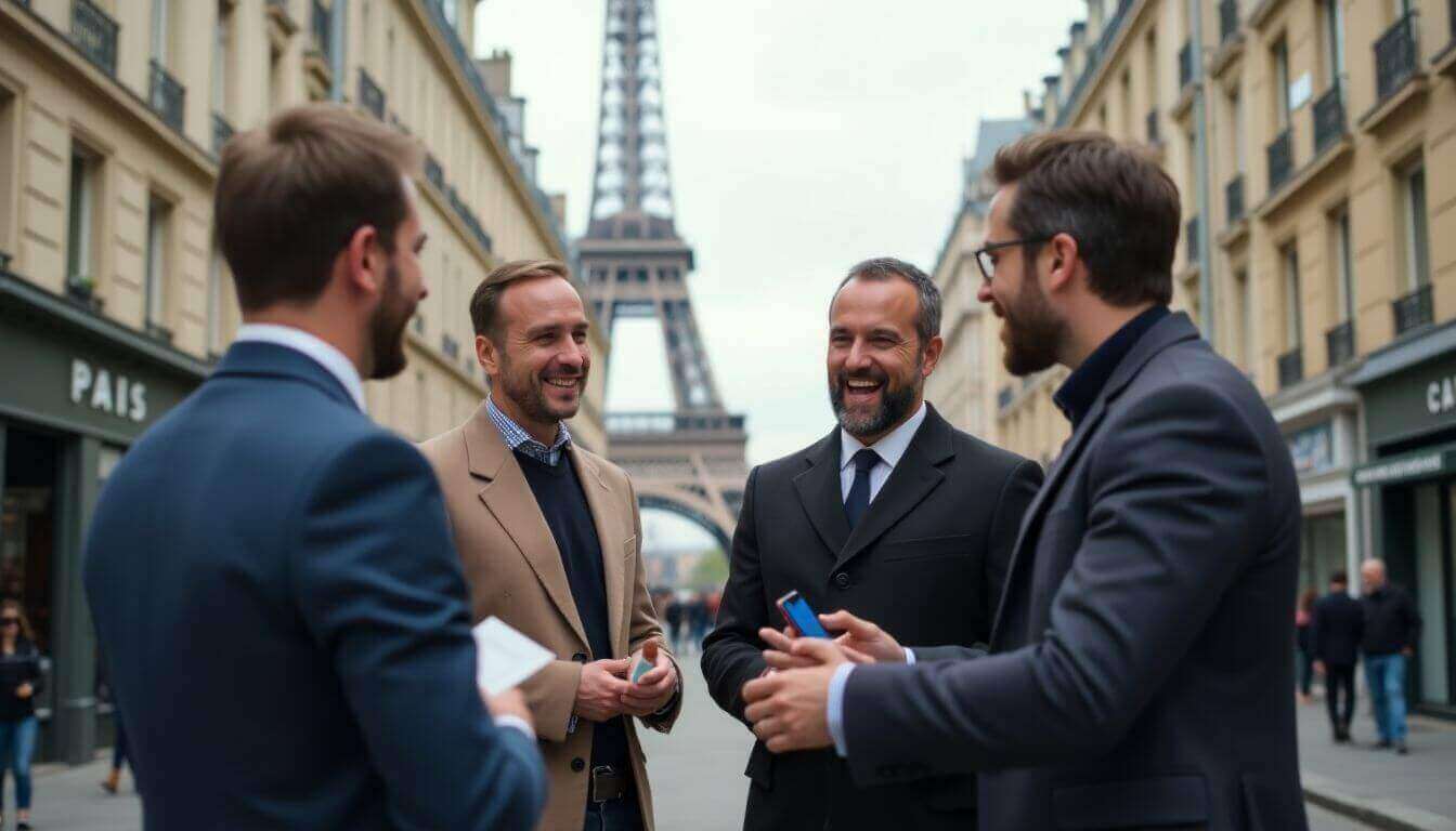 groupe de chasseurs immobiliers dans Paris