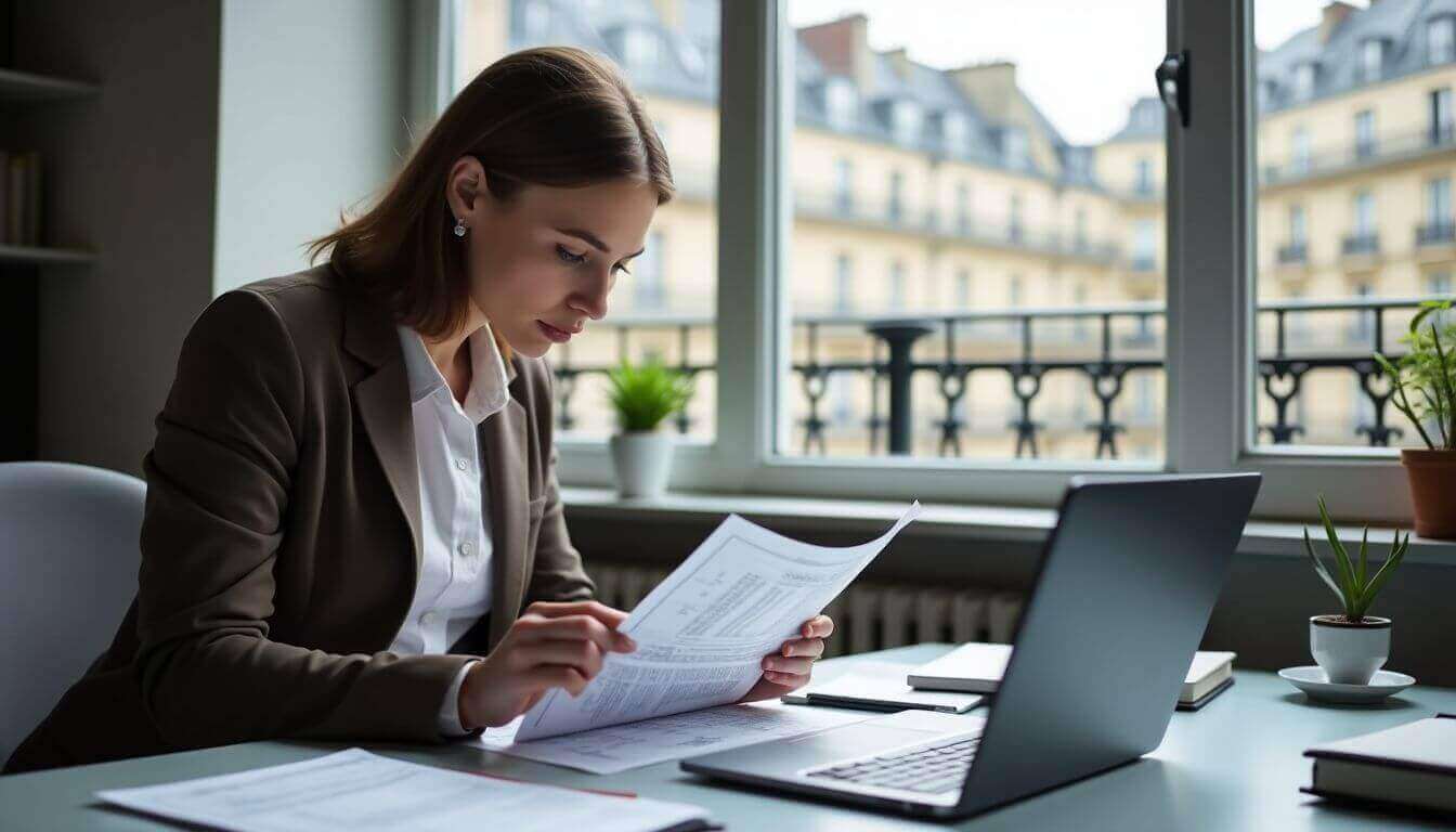Chasseur d'appartement à Paris analysant un budget client.