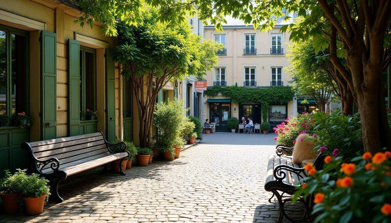 Square Jehan Rictus d'Abbesses à Paris