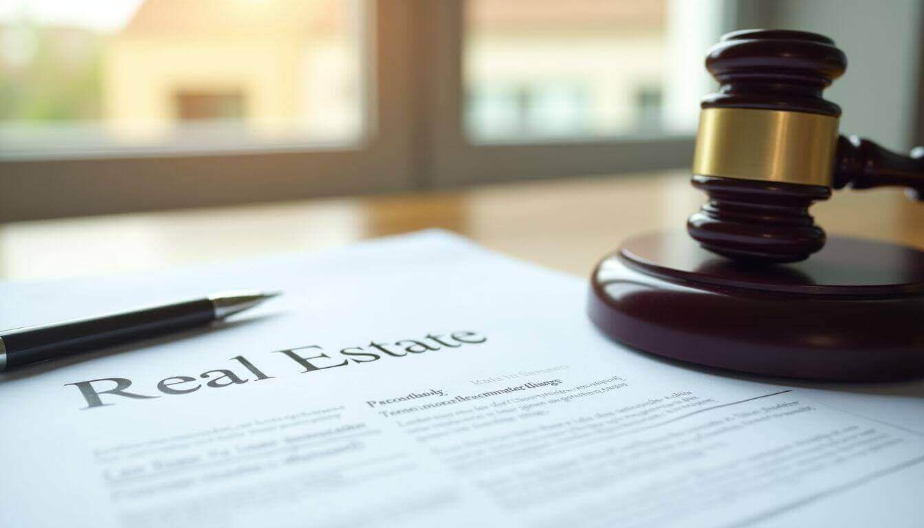 Documents juridiques pour les transactions immobilières avec un stylo