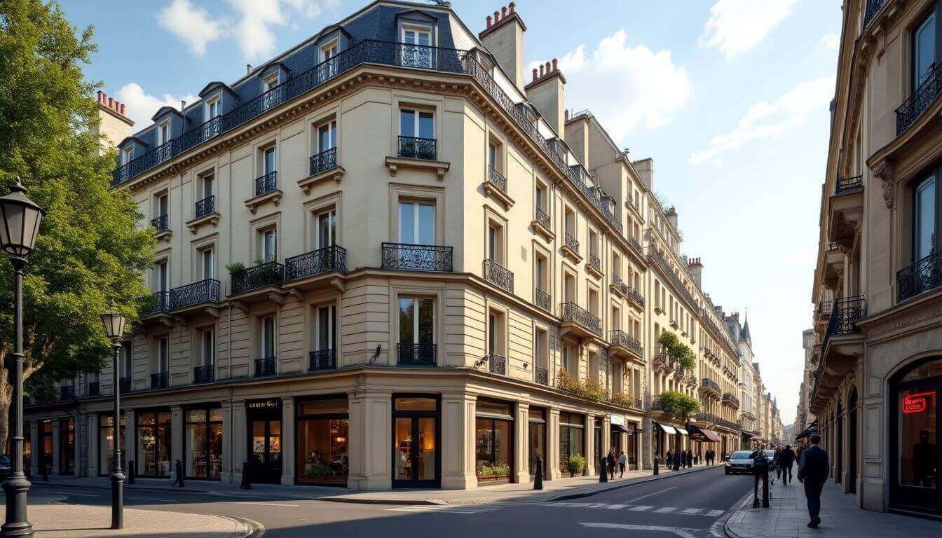  Immeuble haussmannien historique représentant les opportunités d'investissement Malraux