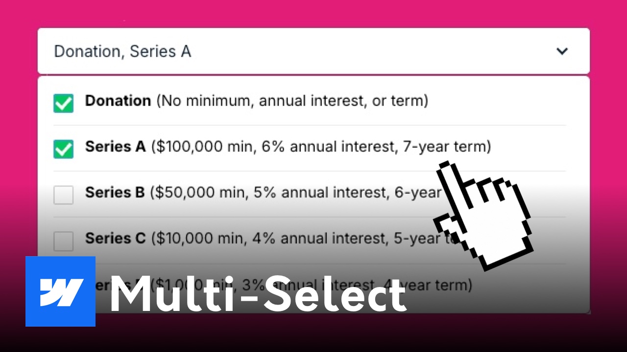 Multi-Select Dropdown