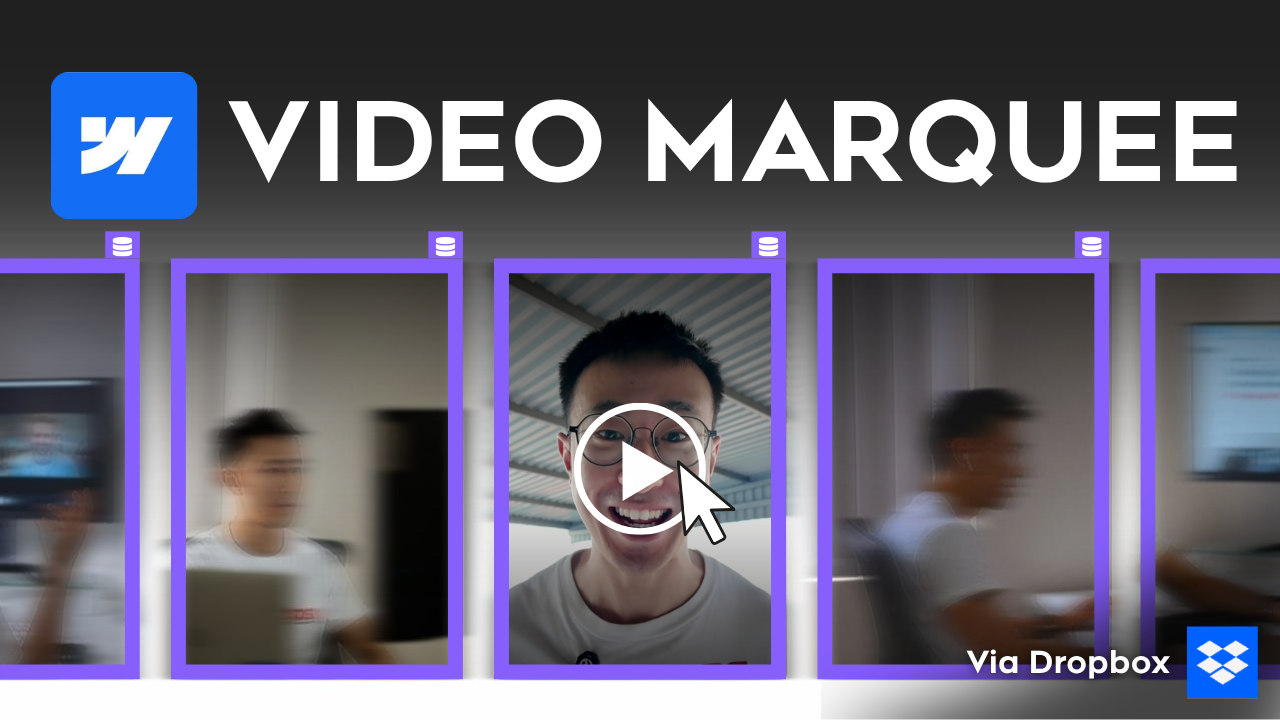 Infinite CMS Video Marquee