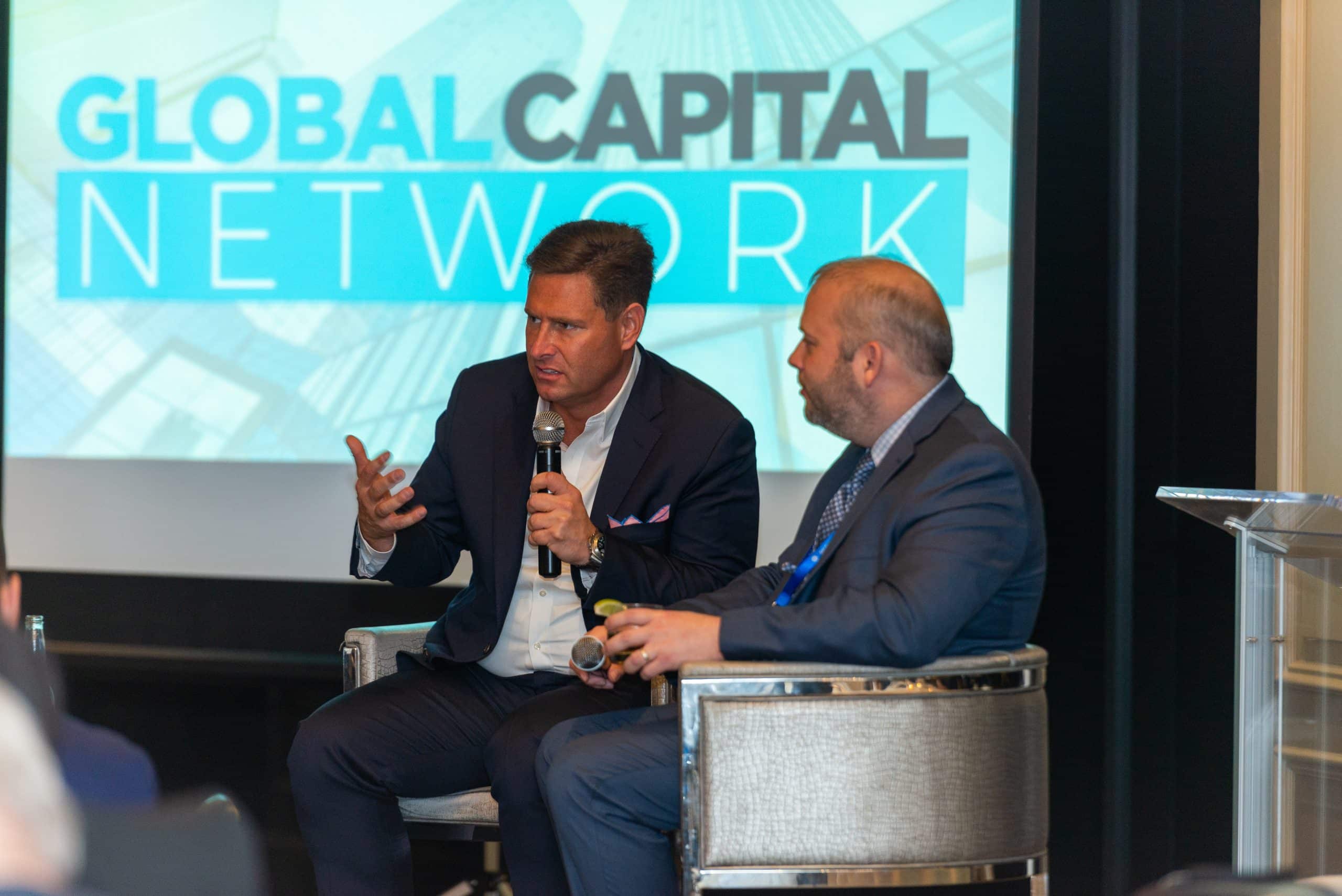 Photograph from a GCN investor conference