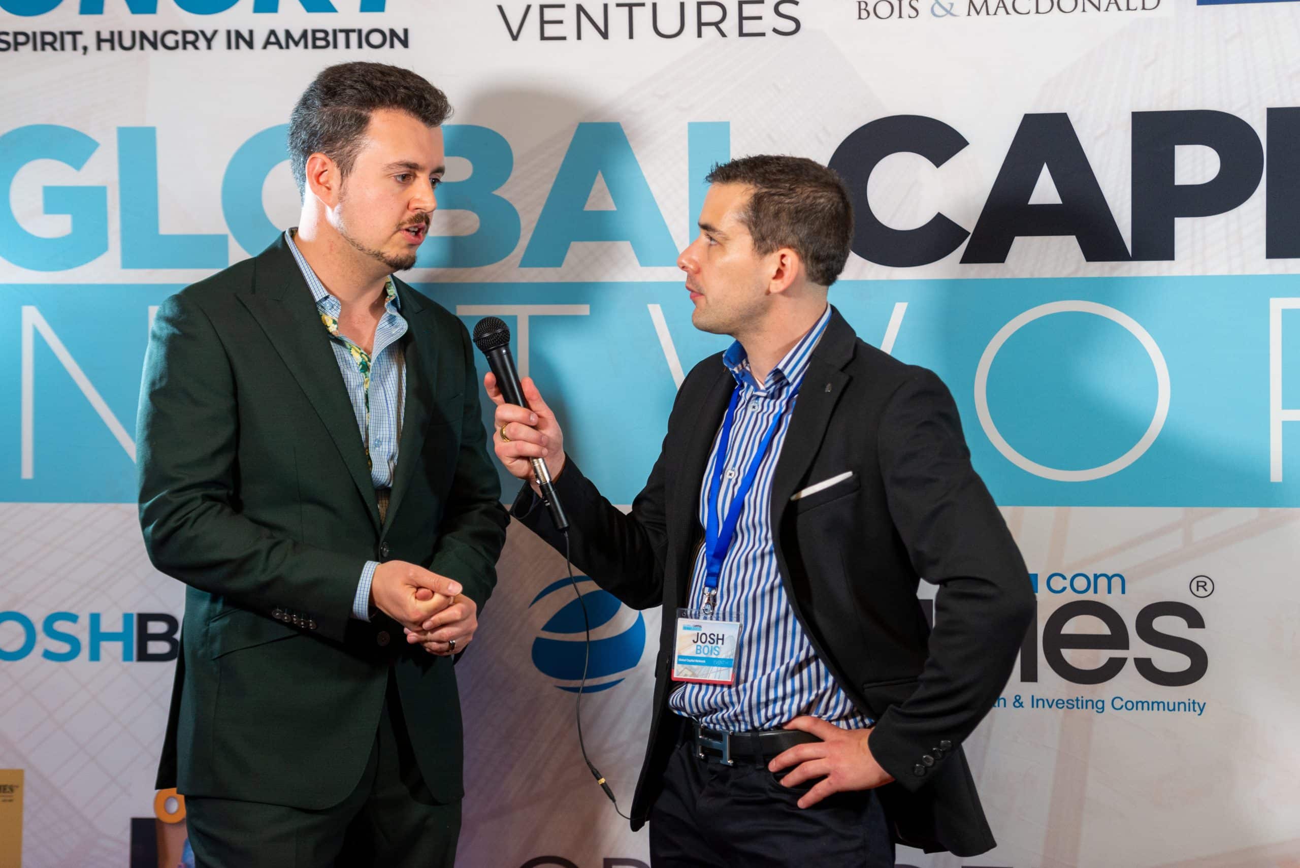 Photograph from a GCN investor conference