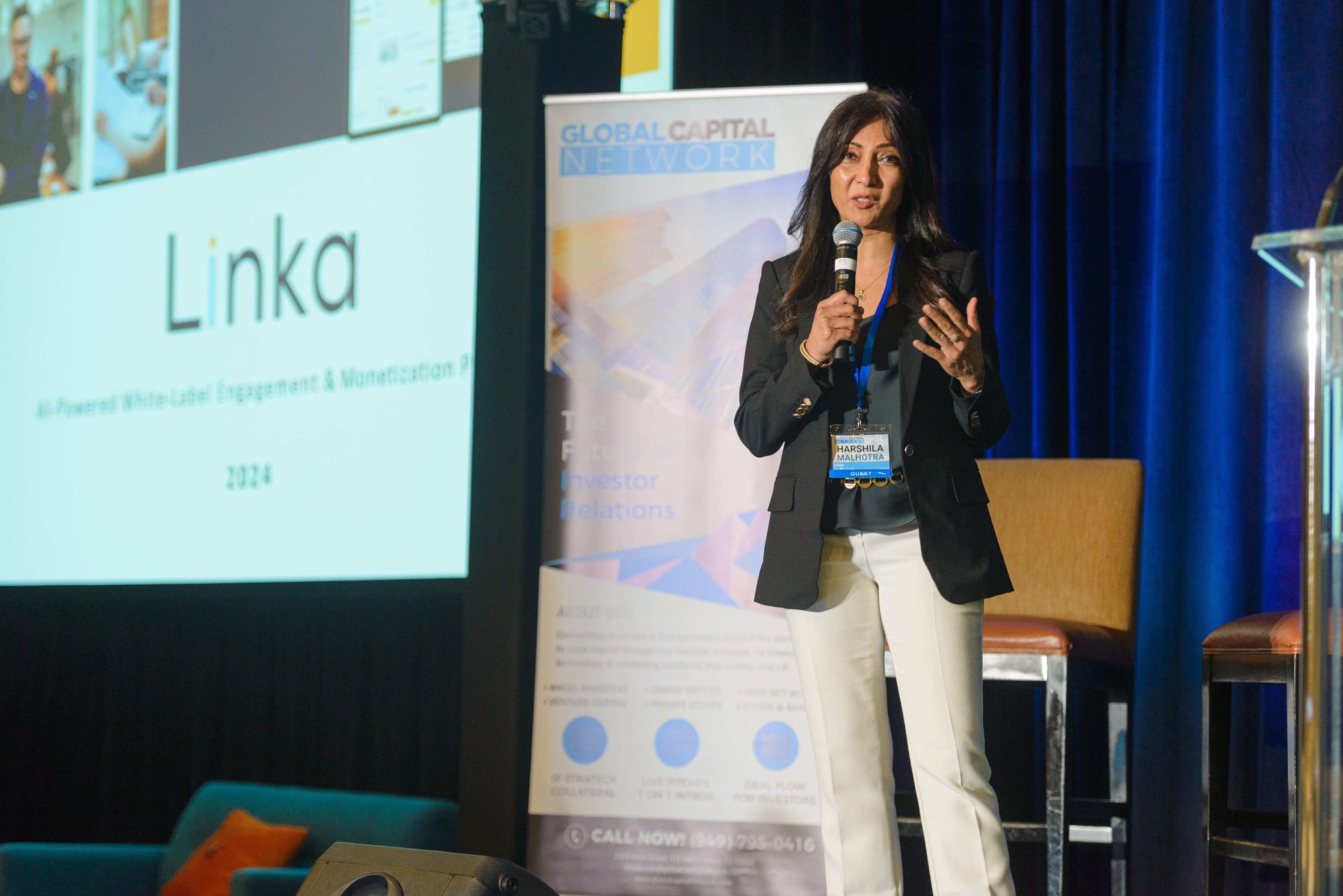 International business meeting at a Global Capital Network event