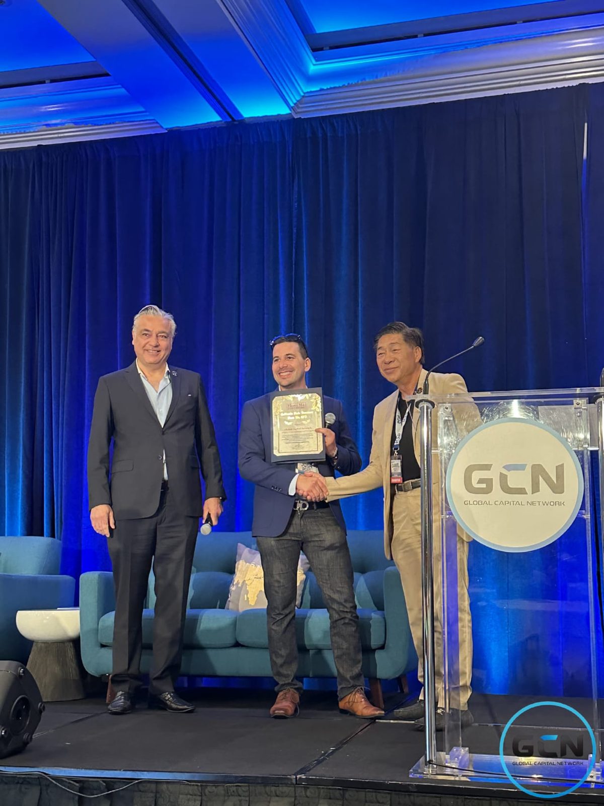 Investors and founders at a Global Capital Network event