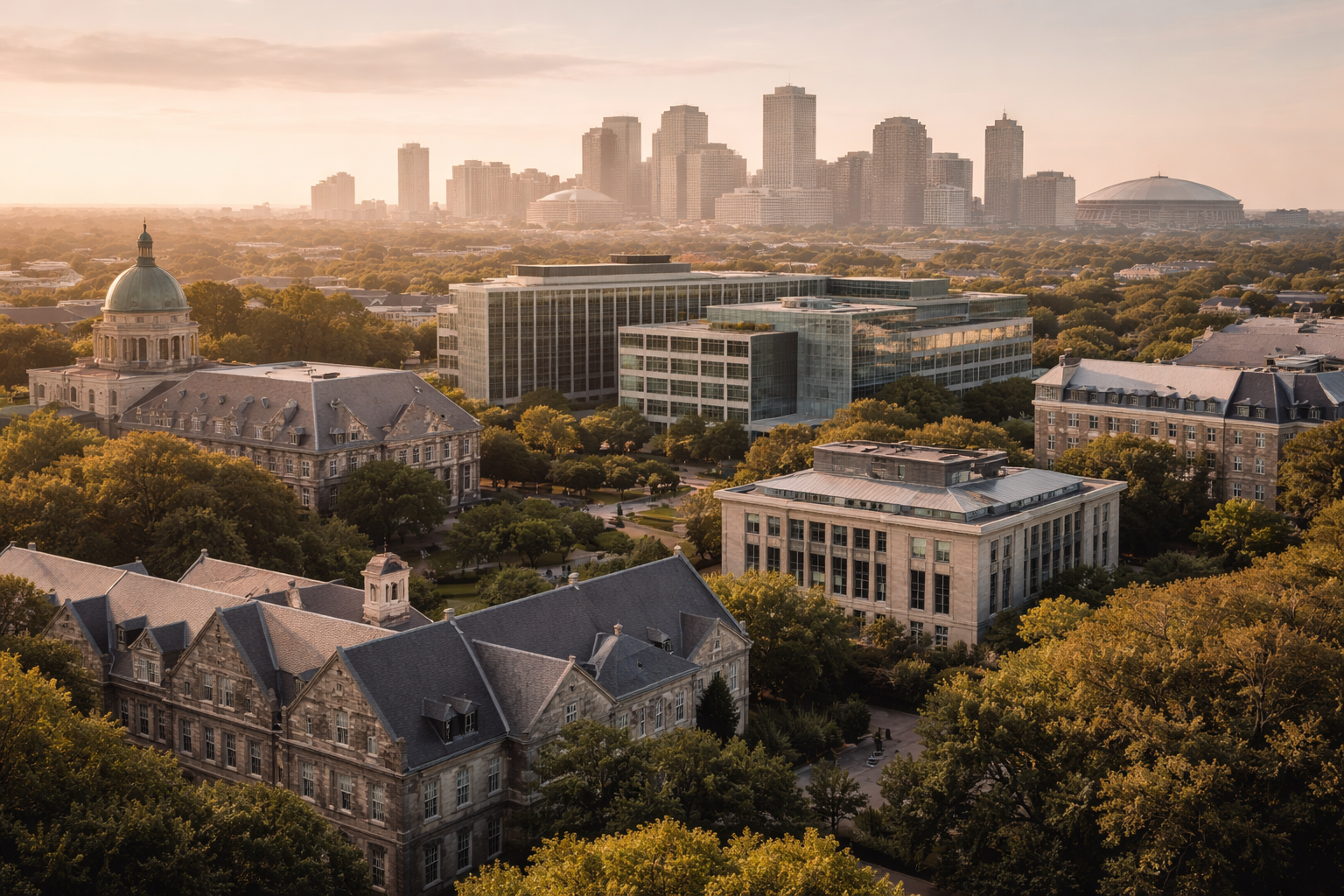 Tulane University campus