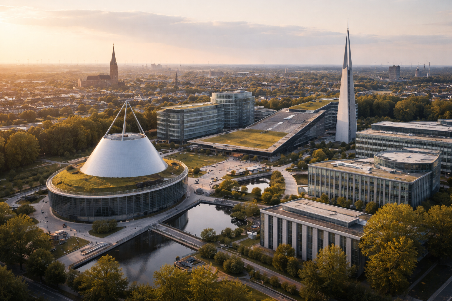 Delft University of Technology campus