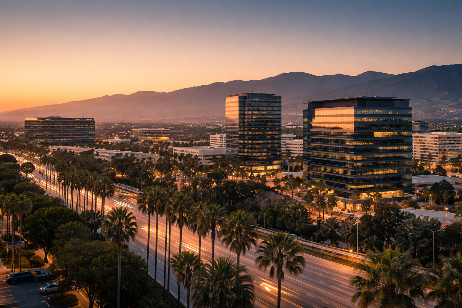Orange County illustration