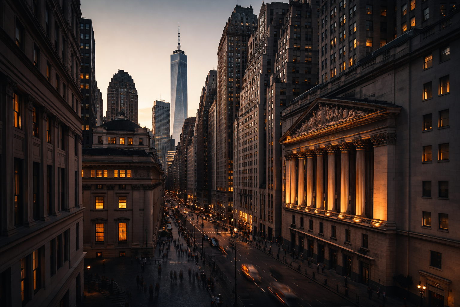 New York Stock Exchange illustration