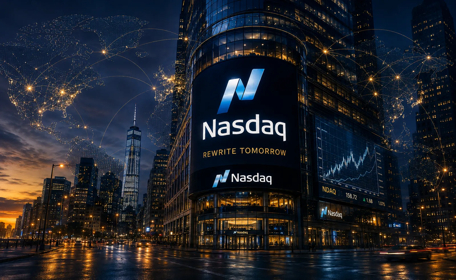 NASDAQ exchange illustration