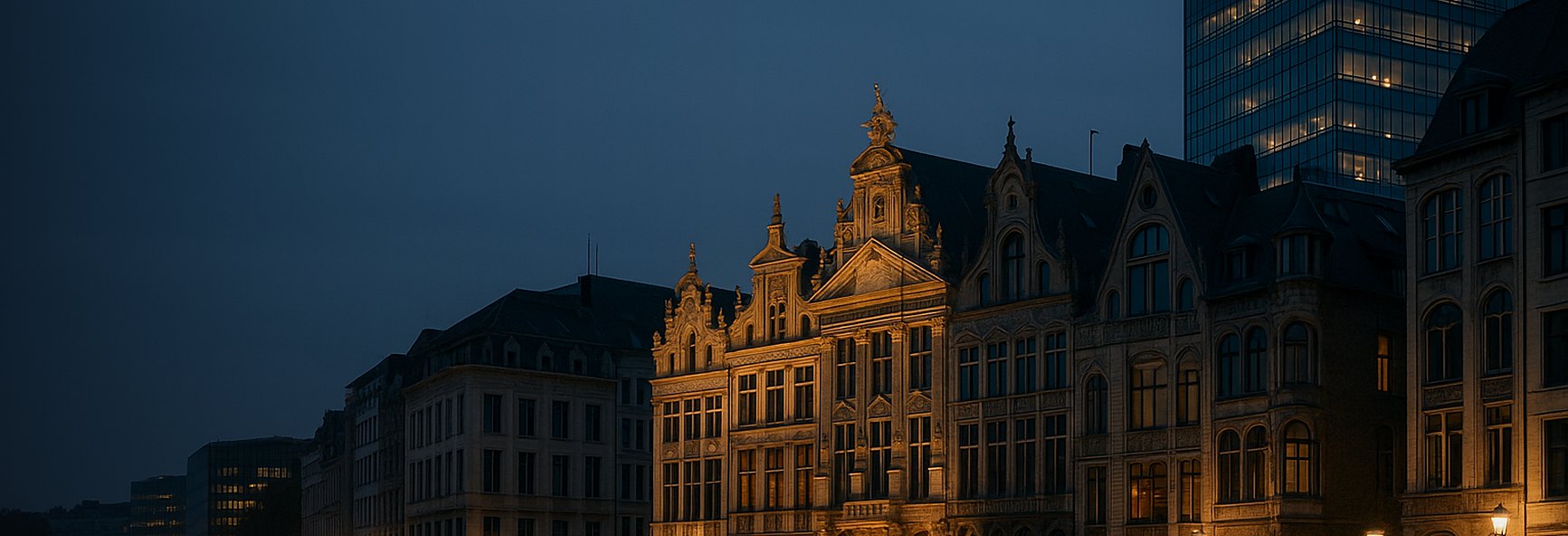 Brussels skyline