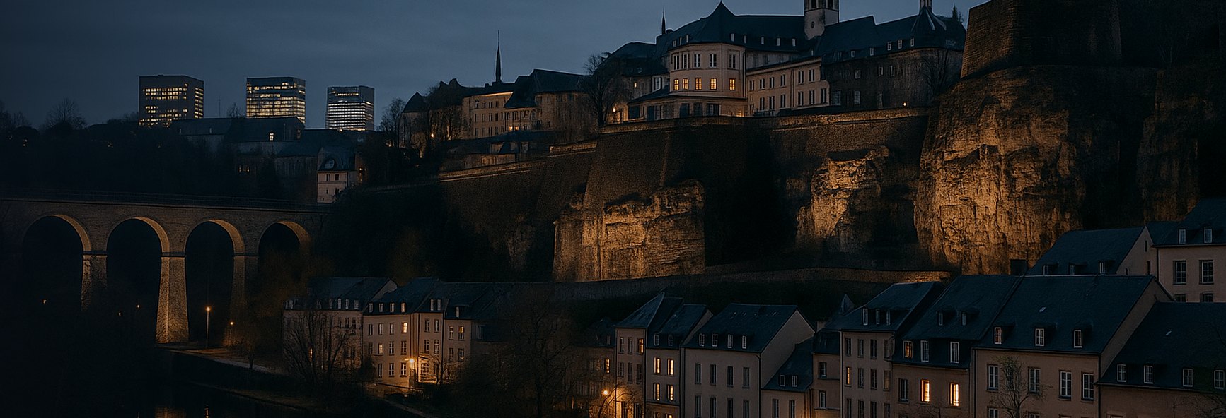 Luxembourg City skyline