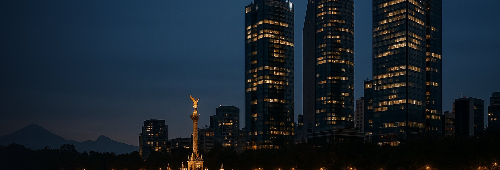 Mexico City skyline