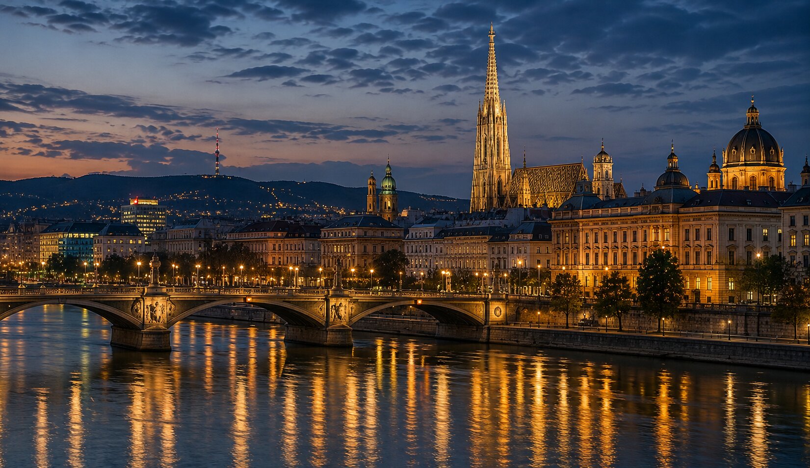 Vienna skyline