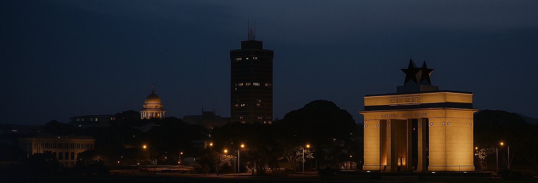 Accra skyline