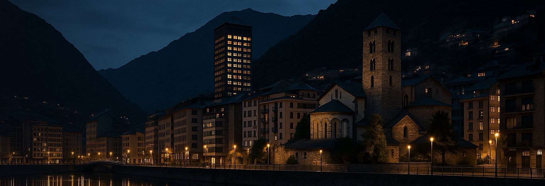 Andorra la Vella skyline