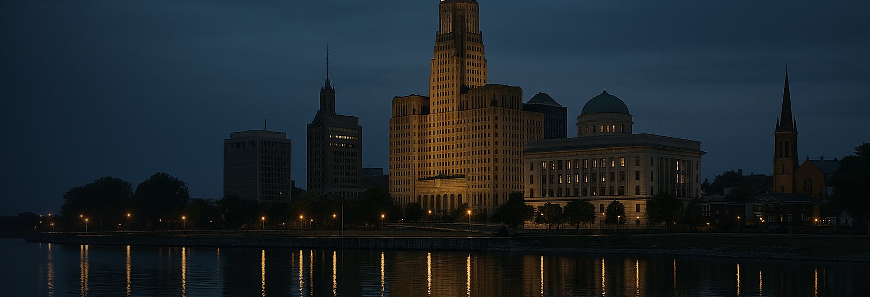 Buffalo skyline